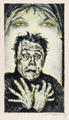 KatNr 321   Max Brüning "Der Okkultist – Magische Vision" / "Der Okkultist – Astral Dämon". Um 1925.