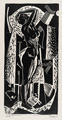 KatNr 318   Herman Frederik Bieling "Nacht" / Tanzendes Paar / "Heilige Nacht". 1920 / 1930/ Wohl 1920er Jahre.