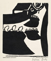 KatNr 320 Fortuna Brulez-Mavromati "Geneigter Männerkopf" / "Nonnen" / "Elefanten". 1921.