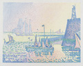 KatNr 415   Paul Signac "Abend (Le soir – La jétée de flassingue)". 1898.