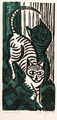 KatNr 610   Peter Royen, Zwei Katzen. 1954.