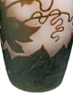 KatNr 811 Vase mit Weintrauben-Dekor. Arsall, Vereinigte Lausitzer Glaswerke AG, Weißwasser / Oberlausitz. 1918– 1929.