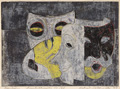 KatNr 499   Helmut Gebhardt "Masken". 1973.