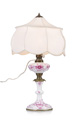KatNr 783 Petroleumlampe "Indisch Purpur". Meissen. 2. H. 19. Jh.