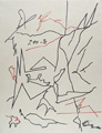 KatNr 536 Günter Horlbeck "Zeichnungen 1995" – Sieben Zeichnungen. 1995.