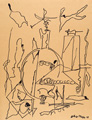 KatNr 536 Günter Horlbeck "Zeichnungen 1995" – Sieben Zeichnungen. 1995.