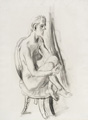KatNr 476   Otto Dix "Hockende auf Stuhl". 1932.