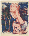 KatNr 336   Conrad Felixmüller "Die ferne Geliebte". 1918.