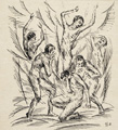 KatNr 342 Georg Gelbke, Sechs Tanzdarstellungen. 1918.