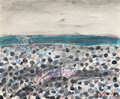 KatNr 556   Herbert Kitzel "Tier am Meer, Altea". 1967.