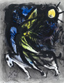 KatNr 464   Marc Chagall "L'Ange". 1960.