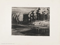 KatNr 379 Walter Leistikow, Baumgruppe / Waldsee / Das Haus. 1896– 1900.