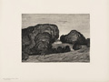 KatNr 379 Walter Leistikow, Baumgruppe / Waldsee / Das Haus. 1896– 1900.