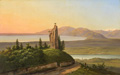 KatNr 030   Carl Christian Sparmann "Ruine des Schlosses Grimmenstein am Bodensee". 1843.