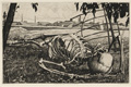 KatNr 391   Richard Müller "Skelett im Grase". 1898.