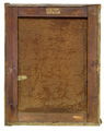 KatNr 16 Gottlieb Moritz Julius Fiebiger (zugeschr.), Prozession in einem Felsental mit der Ruine eines Wehrganges in der Sächsisch-Böhmischen Schweiz. Wohl 1850er/1860er Jahre.