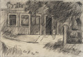 KatNr 653   Albert Wigand, Gasthof in Zaschendorf (bei Dresden). Wohl 1940.