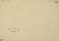 KatNr 273 Christian Friedrich Gille, Waldhang mit Holzsteg / Elbzillen. 1879 / um 1855/1860.