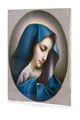 KatNr 642 Bildplatte "Mater Dolorosa". Nach Carlo Dolci. Meissen. Wohl spätes 19. Jh.