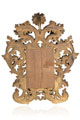 KatNr 696 Prunkvoller neobarocker Rahmen mit Spiegel. Wohl spätes 19./frühes 20. Jh.