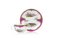 KatNr 623 Tasse und Untertasse mit Ideallandschafts-Malerei. Meissen. 1762– 1763.