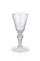 KatNr 654&nbsp;&nbsp; Großes Pokalglas "fecit de flore coronam". Wohl Sachsen. 18. Jh.