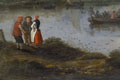 KatNr 13 Klaes (Nicolaes) Molenaer "Flusslandschaft mit einer Festgesellschaft" ("Rivierlandschap met feestvierend gezelschap"). 1644– 1676.