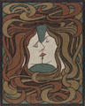 KatNr 244&nbsp;&nbsp; Peter Behrens "Der Kuss". 1898.