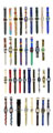 KatNr 683&nbsp;&nbsp; Sammlung von 32 Armbanduhren, mit fünf Sondermodellen. SWATCH, Schweiz. 1983– 2008 / Drei Armbanduhren. Michel Jordi bzw. Fortis, Swiss. 1991.