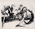KatNr 490&nbsp;&nbsp; Verschiedene ostdeutsche Künstler – 13 Druckgrafiken und Zeichnungen. 1950er -1980er Jahre.