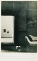KatNr 503&nbsp;&nbsp; Ulrich Lindner "Zu Jean Fougere: Das Zimmer der Träume, II" / "Unbekannter Platz". 1984/1986.
