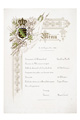 KatNr 327 35 Königlich-Sächsische Menü- und Speisekarten aus der Regierungszeit König Alberts. 1892–1902.