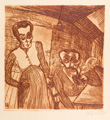 KatNr 239&nbsp;&nbsp; Conrad Felixmüller "Arbeiterpaar (Ehepaar Schnabel)". 1920.