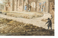 KatNr 203 Theorodus "Dirck" Verrijck, Flusslandschaft mit Kapellenruine / Flusslandschaft mit Fischer. 3. Viertel 18. Jh.
