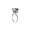 KatNr 621 Toi-et-Moi-Ring mit Saphir und Brillant.