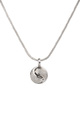 KatNr 590&nbsp;&nbsp; Yin-Yang-Weißgold Collier. Società Italiana Lavorazione Oro, Arrezzo, Italien. Nach 1968.
