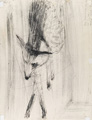KatNr 377 Josef Hegenbarth "Frau und schreiendes Kamel". Um 1957.