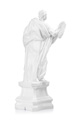 KatNr 531 "Apostel Bartholomäus der Altargarnitur der Kaiserin Wilhelmine Amalia". Johann Joachim Kaendler für Meissen. Um 1737–1741. Ausformungsjahr: 1962.