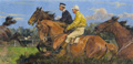KatNr 276&nbsp;&nbsp; Georg Karl Koch, Hindernisrennen. Um 1890–1910.