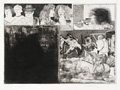 KatNr 463&nbsp;&nbsp; Volker Stelzmann "Demonstration V" / "Demonstration VI". 1975/1976.
