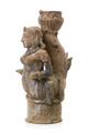 KatNr 694&nbsp;&nbsp; Naga in der Art südostasiatischer Vorbilder. Wohl Frankreich. 20. Jh.