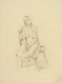 KatNr 390 Günter Horlbeck "Kopf […] / halbe Figuren" – 17 Bildnisse. 1950er Jahre.
