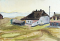 KatNr 387&nbsp;&nbsp; Gussy Hippold-Ahnert, Neuendorf Hiddensee (?). 1968.