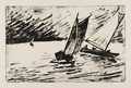KatNr 484 Erhard Hippold, Ostsee – Ahrenshoop – sieben Radierungen und Lithografien. 1950 -1970.