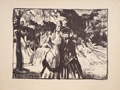 KatNr 270&nbsp;&nbsp; Ferdinand Dorsch "Im Garten" / "Nachtfest". 1923.