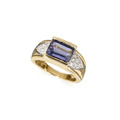 KatNr 794&nbsp;&nbsp; Gelbgold-Ring mit Iolith-Solitär (ca. 1,7 ct)