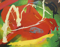 KatNr 177&nbsp;&nbsp; Gerd Mackensen "Alle Täler und Hügel sind heute so grün. (Für Kandinsky)". 2003.