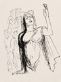KatNr 476 Josef Hegenbarth "Illustration zu Charles de Coster" / "Illustration zu Faust II – Helena vor dem Palaste des Menelas" / "Kleine Kreuzigung". 1960/ 1959/1950.