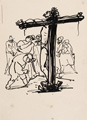 KatNr 476 Josef Hegenbarth "Illustration zu Charles de Coster" / "Illustration zu Faust II – Helena vor dem Palaste des Menelas" / "Kleine Kreuzigung". 1960/ 1959/1950.