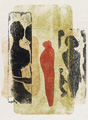 KatNr 403&nbsp;&nbsp; Gerhard Altenbourg "Glossen um eine Figur, die ich das gesichtslose Mekönkchen nenne". 1969.